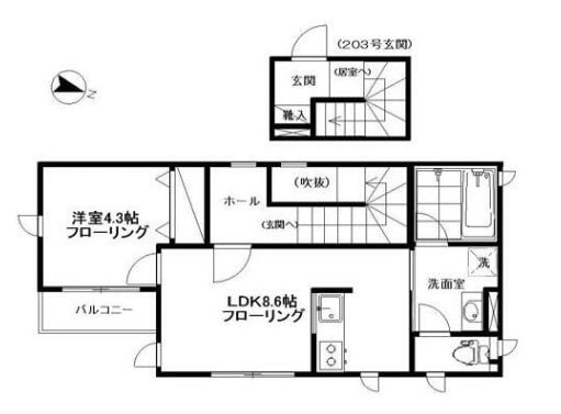 アルチェ杉並の物件間取画像