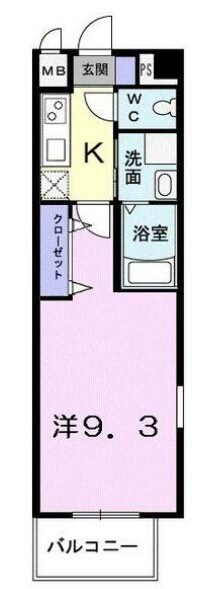 西新宿五丁目駅 徒歩8分 4階の物件間取画像