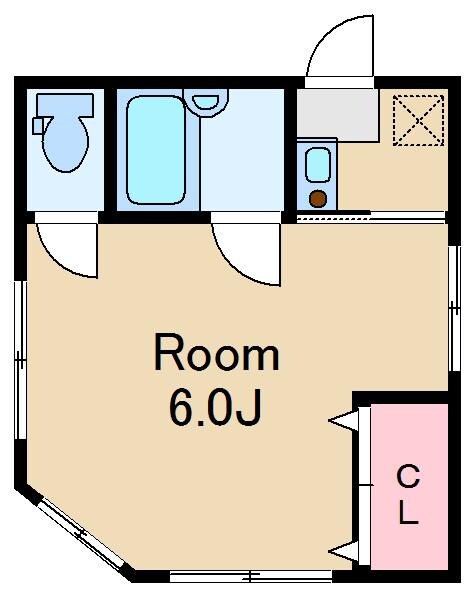 新中野駅 徒歩3分 2階の物件間取画像