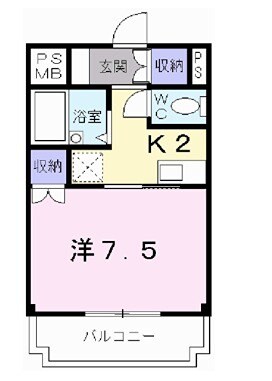 新開地駅 徒歩5分 4階の物件間取画像