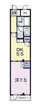 メゾンソレイユの物件間取画像