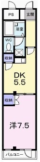 亀山駅 徒歩10分 2階の物件間取画像