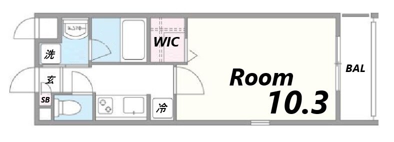 手柄駅 徒歩10分 1階の物件間取画像