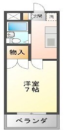 野里駅 徒歩15分 1階の物件間取画像