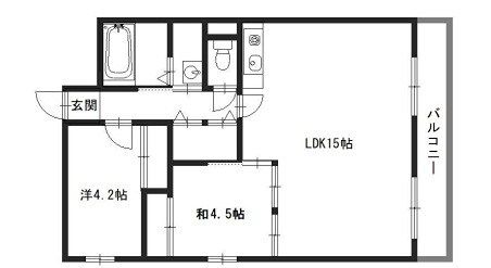 白浜の宮駅 徒歩5分 3階の物件間取画像