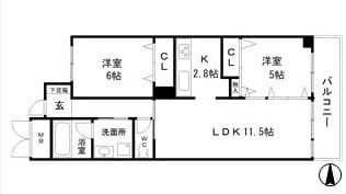 ブルーエスの物件間取画像