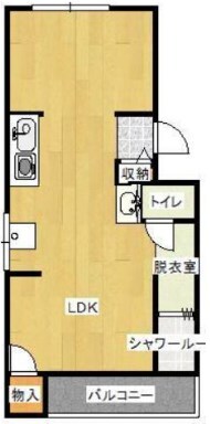 大塩駅 徒歩3分 3階の物件間取画像