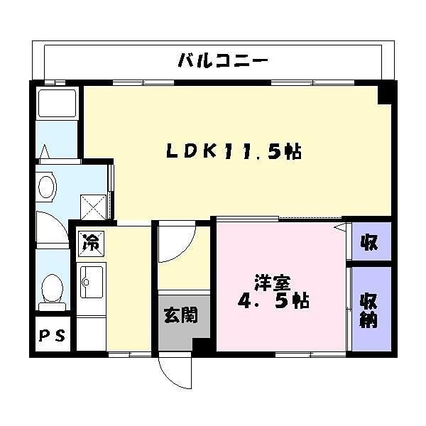 米田第一ビルの物件間取画像