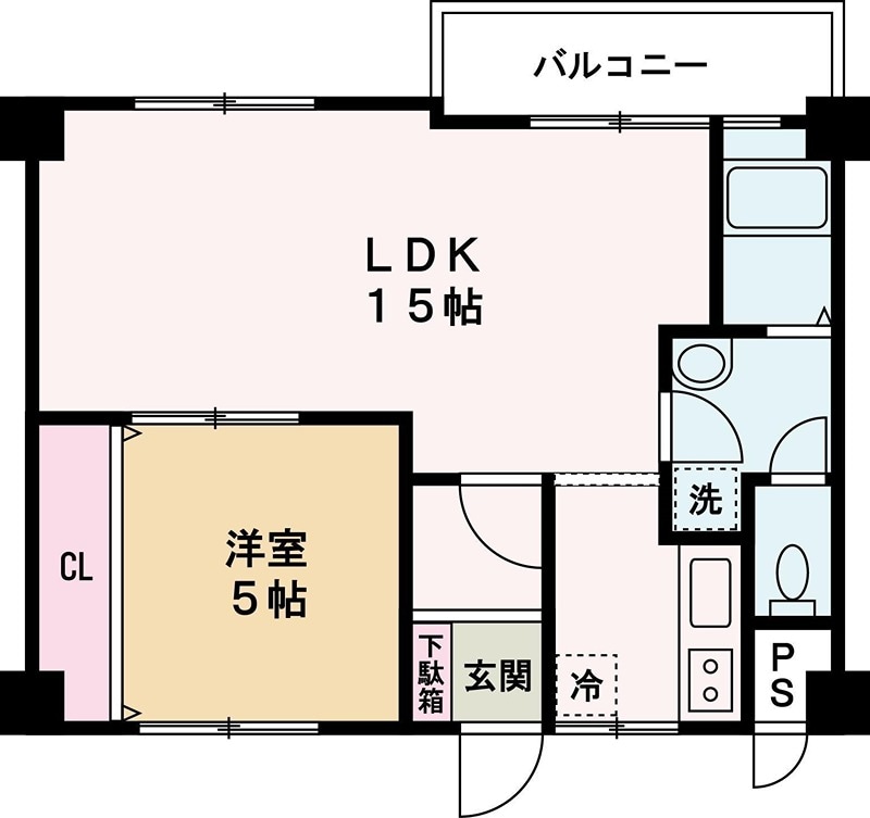 広畑駅 徒歩5分 4階の物件間取画像