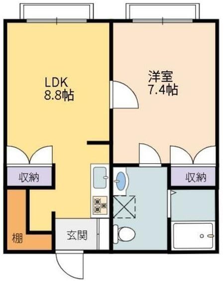 余部駅 徒歩33分 2階の物件間取画像