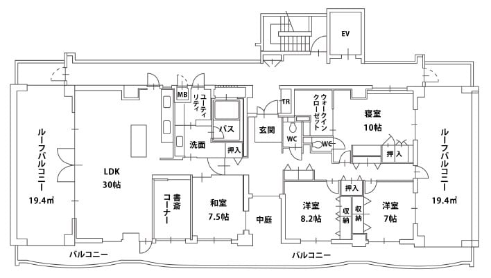 セルジュYS姫路の物件間取画像