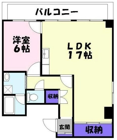 シャトー三和３号館の物件間取画像