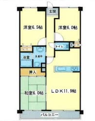 余部駅 徒歩10分 2階の物件間取画像