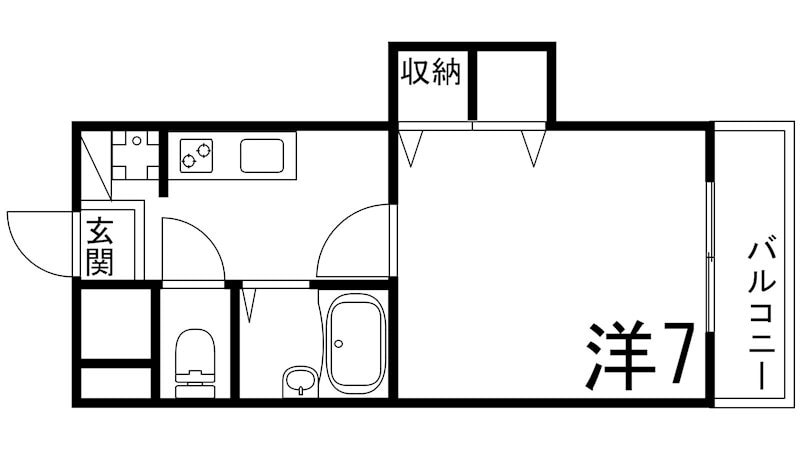 ジュネス神屋町の物件間取画像