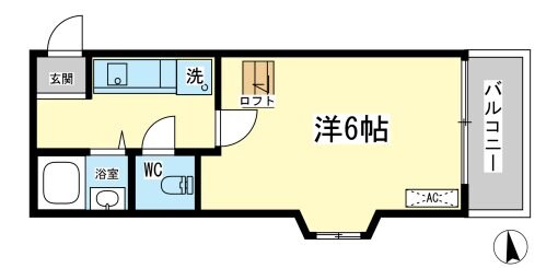 アートハイツ田寺の物件間取画像