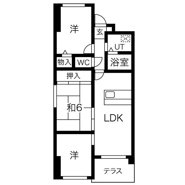 余部駅 徒歩27分 1階の物件間取画像