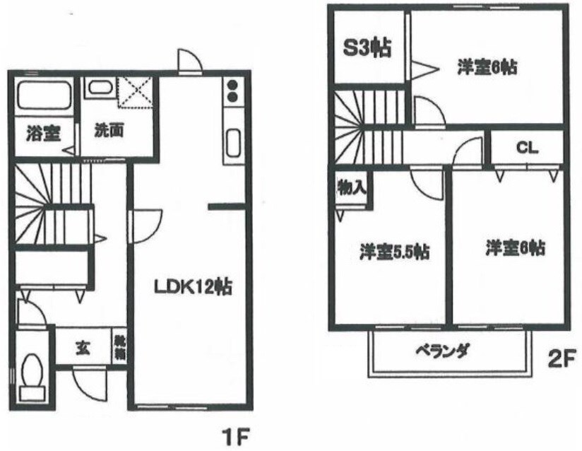 播磨高岡駅 徒歩15分 1-2階の物件間取画像