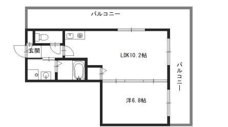 京口駅 徒歩5分 4階の物件間取画像