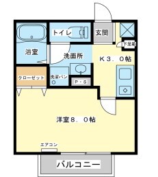 アパートメントハウス京口の物件間取画像