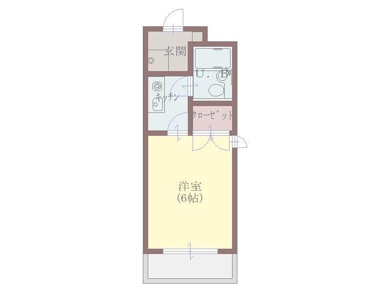 京口駅 徒歩29分 2階の物件間取画像