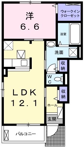 溝口駅 徒歩5分 1階の物件間取画像