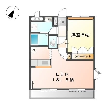 白浜の宮駅 徒歩15分 2階の物件間取画像