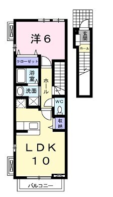 本竜野駅 徒歩15分 2階の物件間取画像