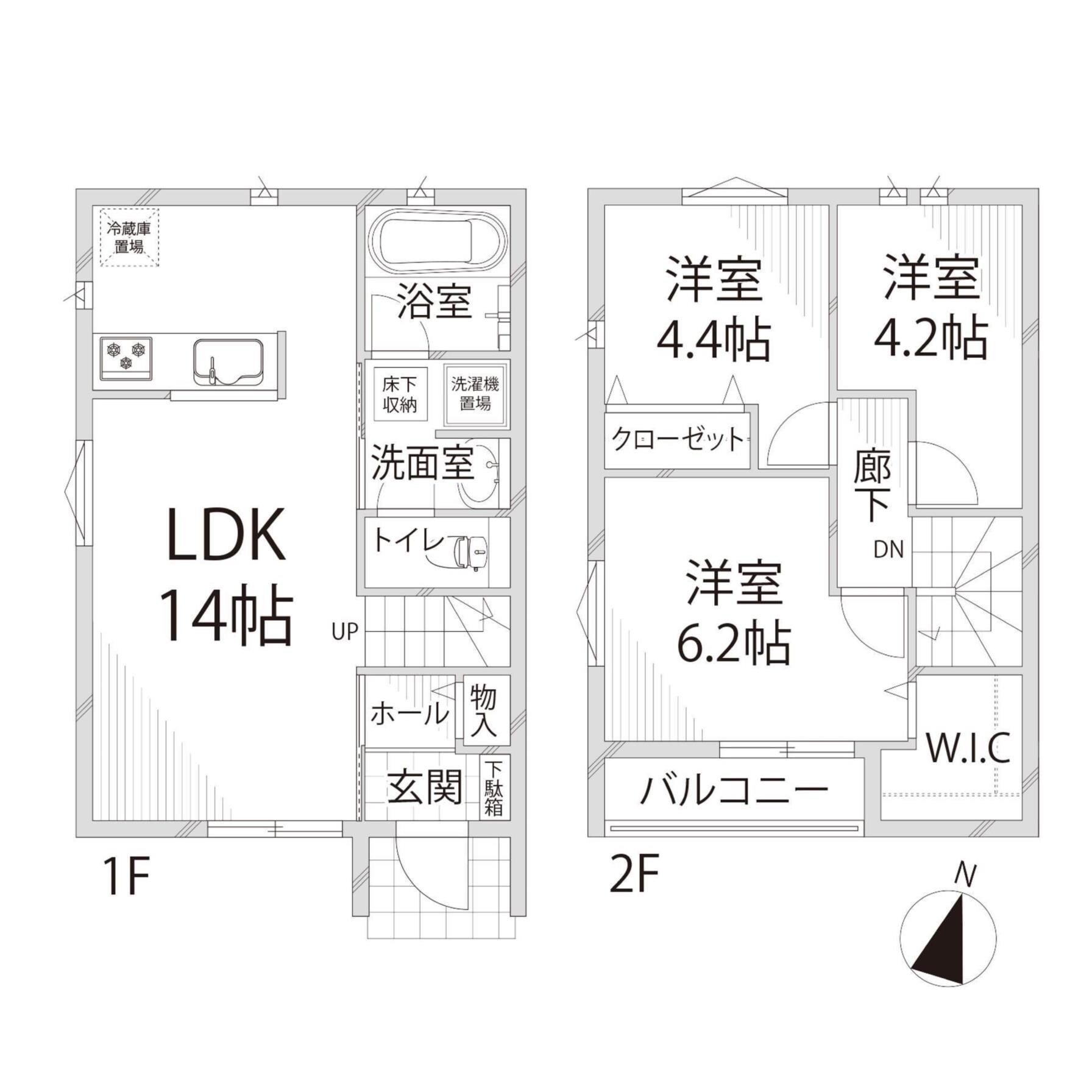 メゾン ド ルポンの物件間取画像