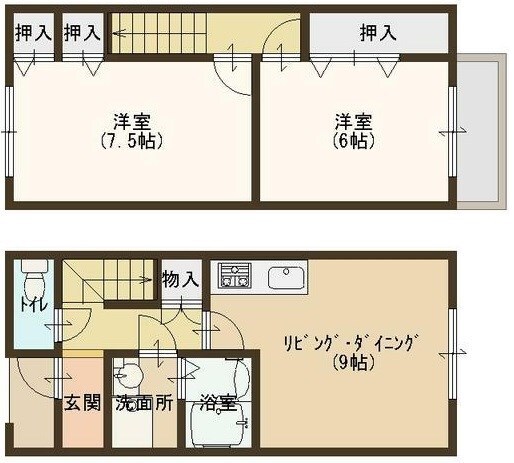 ローヤルライフの物件間取画像