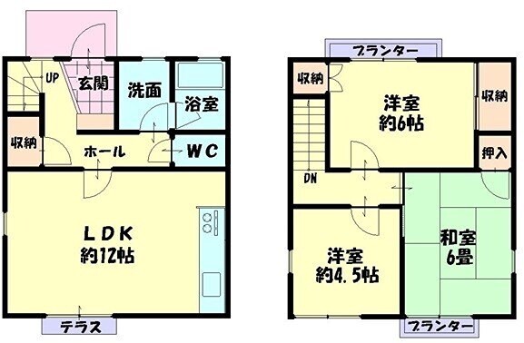 姫路駅 徒歩10分 1-2階の物件間取画像