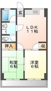 新開地駅 徒歩3分 4階の物件間取画像