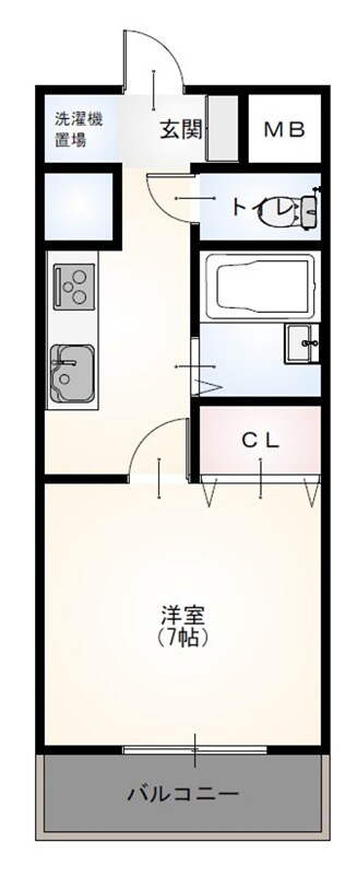 新開地駅 徒歩10分 2階の物件間取画像