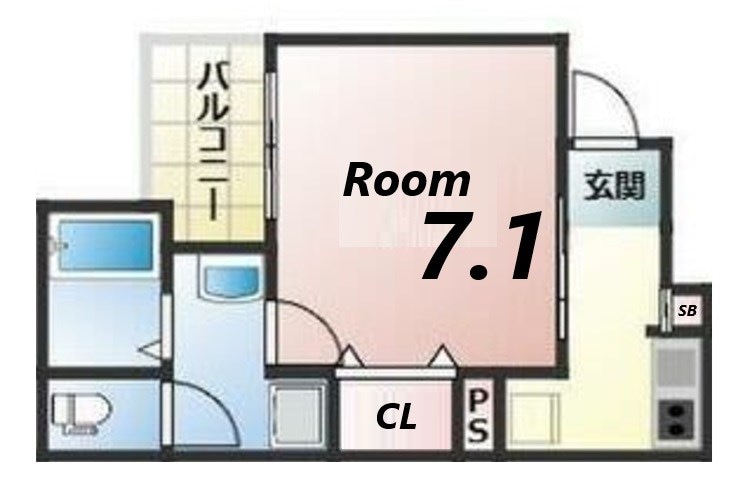 飾磨駅 徒歩2分 2階の物件間取画像