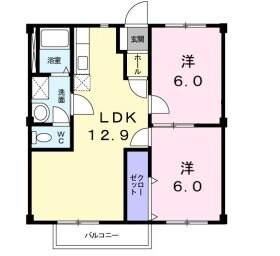 野里駅 徒歩33分 1階の物件間取画像