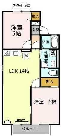 網干駅 徒歩27分 1階の物件間取画像