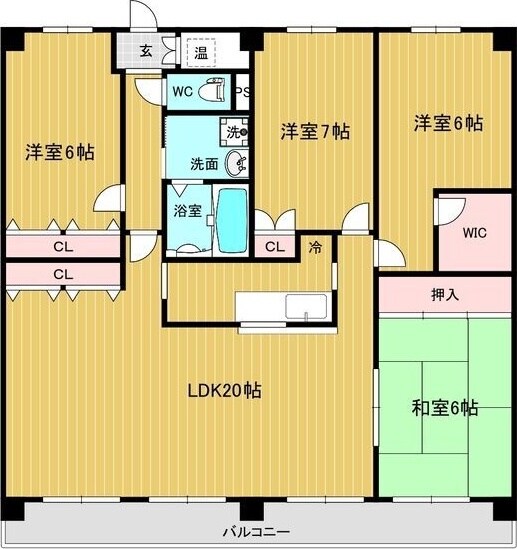 加古川駅 徒歩14分 5階の物件間取画像