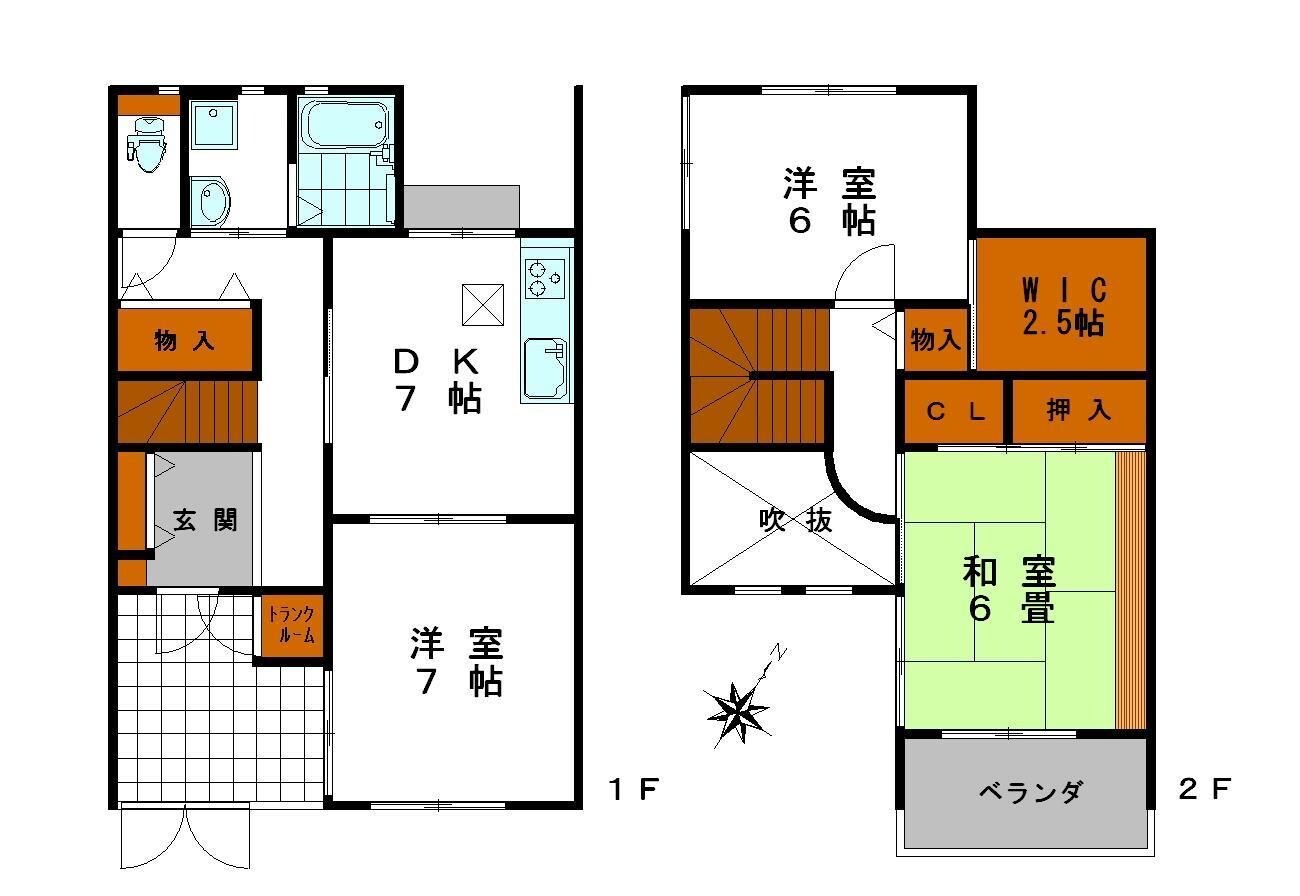 フェザントアイIIの物件間取画像