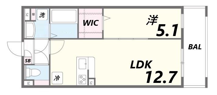 エクレシオ正木の物件間取画像