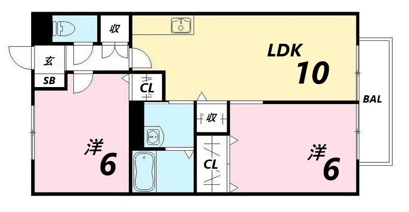 ソレジオ吾妻の物件間取画像