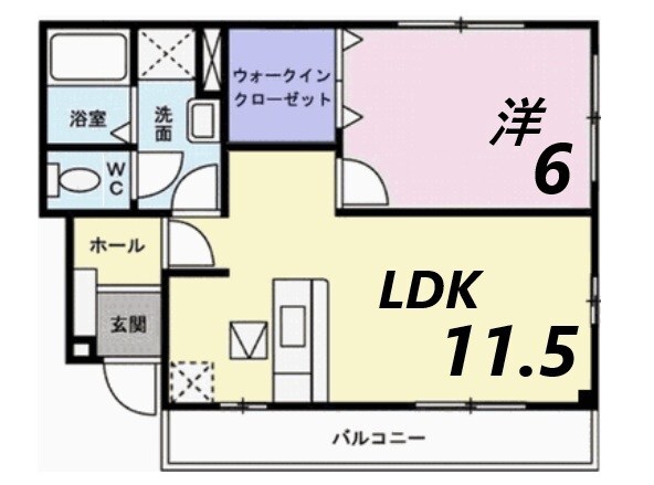 はりま勝原駅 徒歩7分 1階の物件間取画像