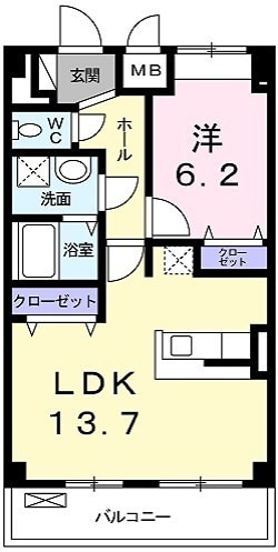 アネックス・ウエスト21の物件間取画像