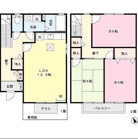 プランレーヌIIの物件間取画像