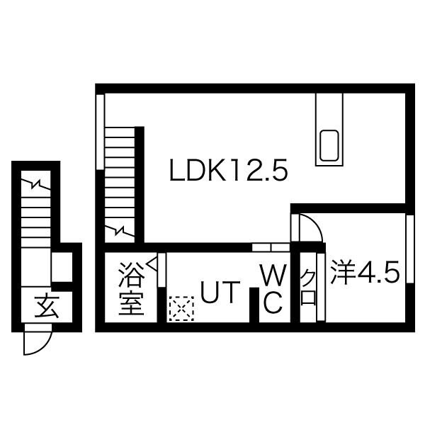 御着駅 徒歩10分 2階の物件間取画像