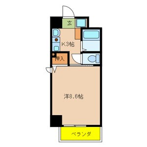 別府駅 徒歩2分 5階の物件間取画像