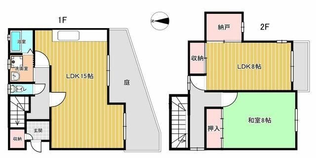 平松駅 徒歩3分 1-2階の物件間取画像