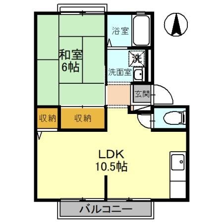 竜野駅 徒歩7分 2階の物件間取画像