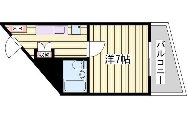 余部駅 徒歩30分 3階の物件間取画像