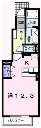 大開駅 徒歩20分 1階の物件間取画像