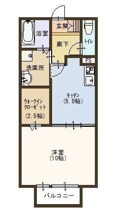 野里駅 徒歩12分 2階の物件間取画像