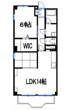 城乾ハイツの物件間取画像